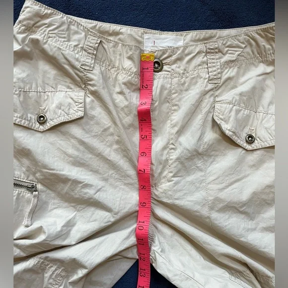 ANTHROPOLOGIE COTTON CROP HIKING PANTS TAN LIGHT WEIGHT
CARGO SZ 29 NWOT - Picture 13 of 14